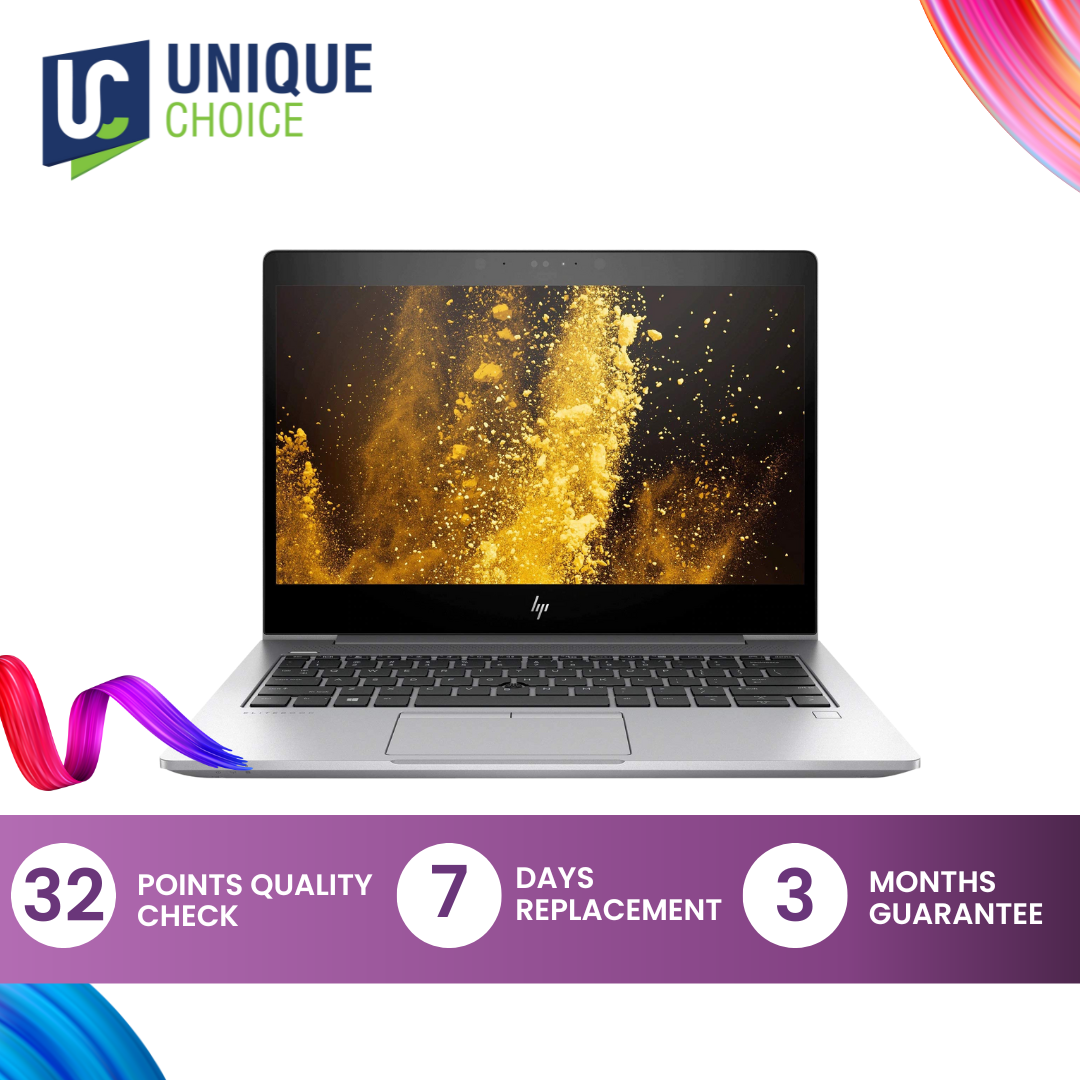 HP Elitebook - 8th Gen Intel Core i5, 8GB RAM, 256GB SSD (Model 830G5)